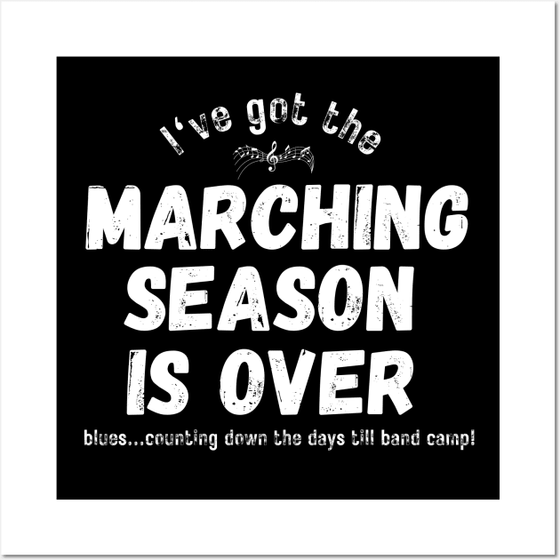 Marching Band Season Blues Wall Art by MalibuSun